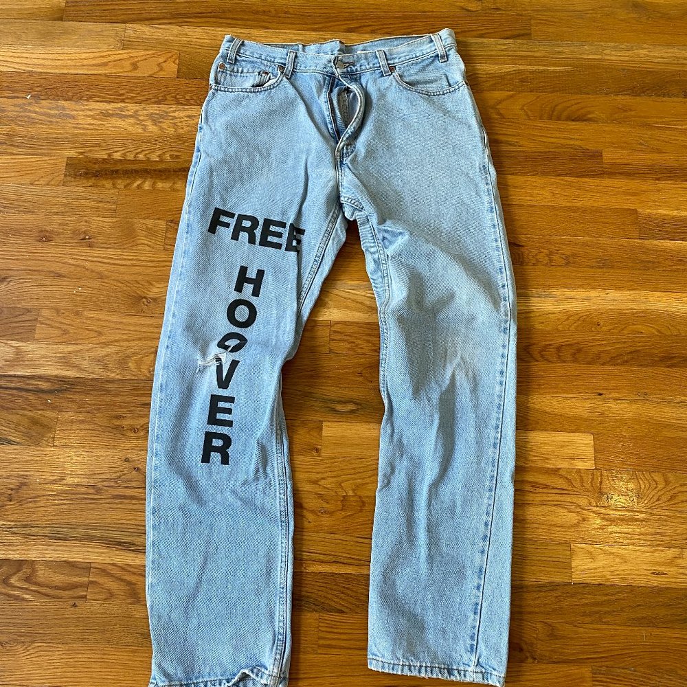 Kanye West Free Hoover Jeans Yeezy